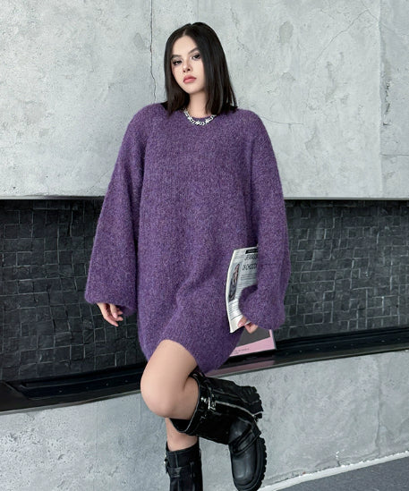 Balloon Sleeve Knit Top